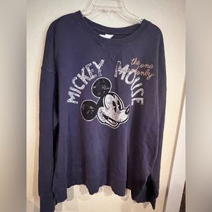 Disney Mickey Mouse sweatshirt.